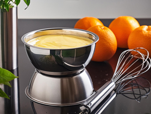 recette de crème anglaise parfumée au Cointreau