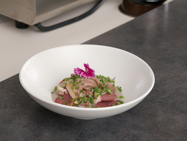Recette soupe champignons, ST-RÉMY, magret fumé