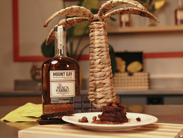 recette fondant chocolat  aux raisins au rhum Mount Gay®