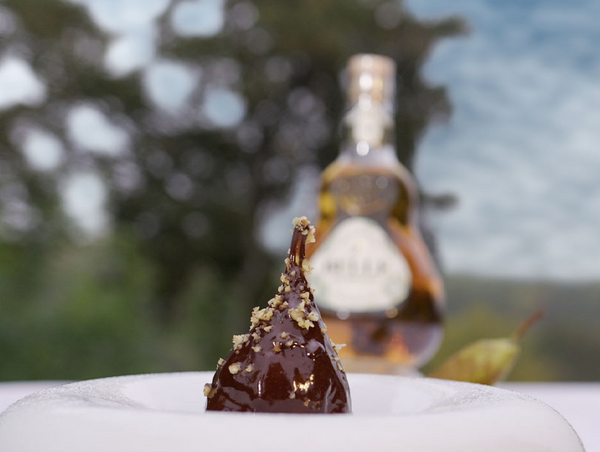 la recette de poire au chocolat de Samuel Albert