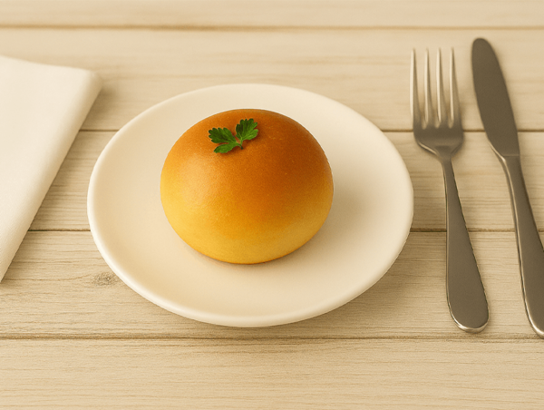 mousse de foie gras, insert orange et koppe pan