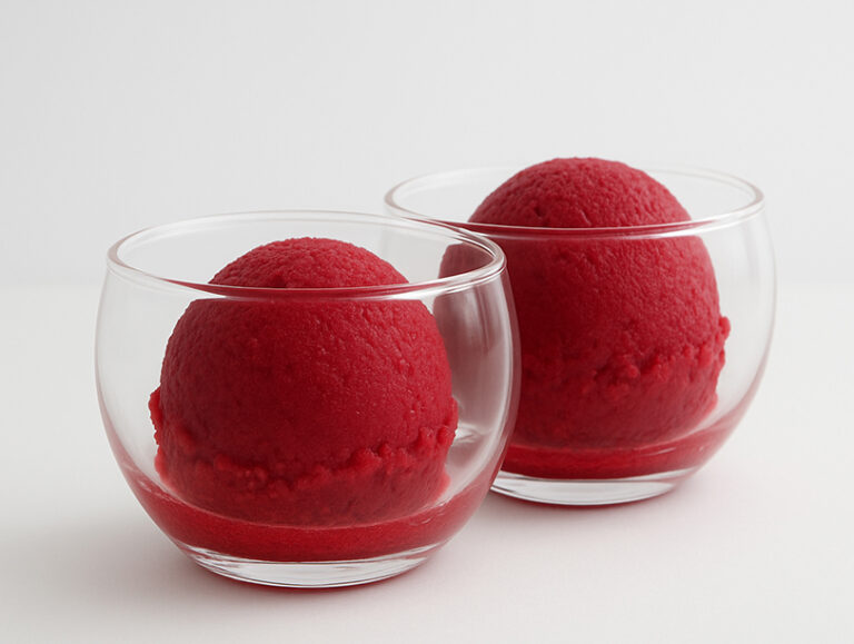 recette de glace cranberry