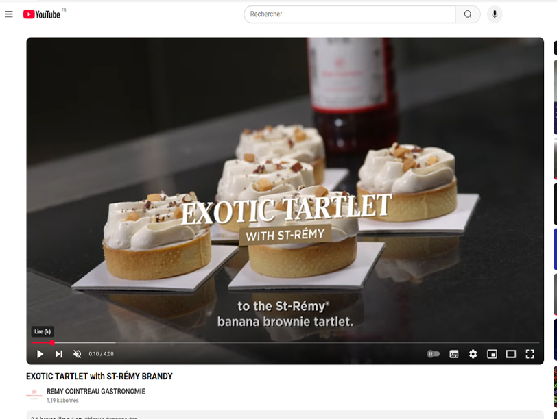 chaine YouTube REMY COINTREAU GASTRONOMIE