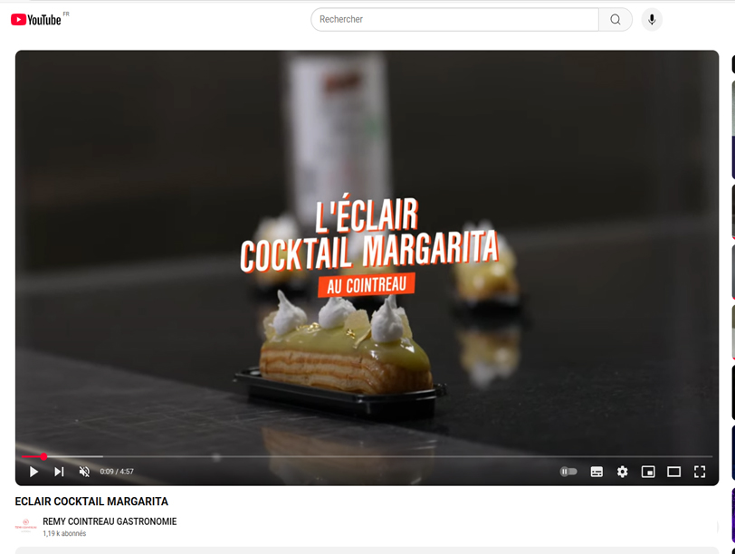 chaine YouTube REMY COINTREAU GASTRONOMIE