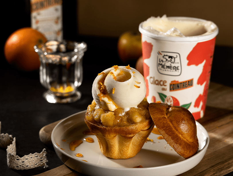 brioche vendeenne glace La Memere au Cointreau