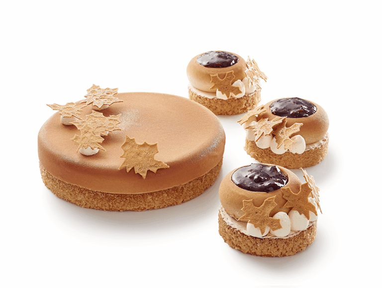 recette de tarte noisette cassis marron