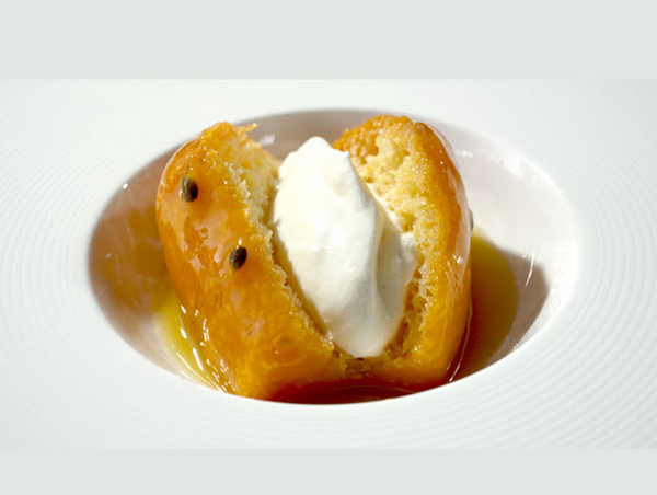 recipe for rum baba + passion fruit