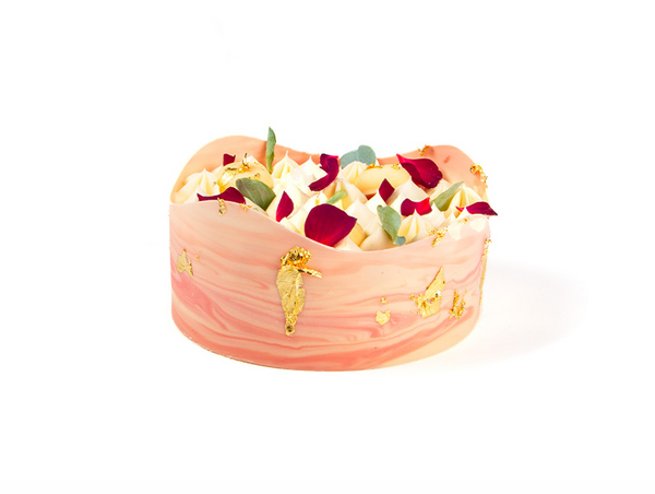 entremets recipe with grapefruit and blackcurrant