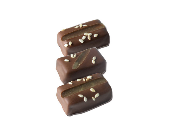 recipe for hazelnut and almond chocolates, Cointreau ganache