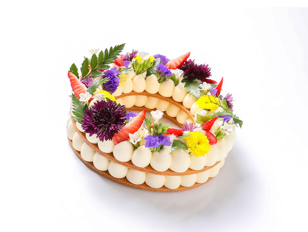 almond strawberry entremets recipe