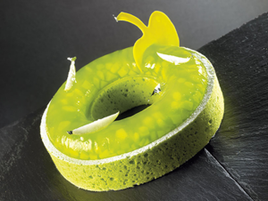 recipe for green apple and calvados entremets