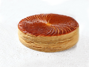 recette de la galette traditionnelle à la crème d'amandes parfumée au rhum