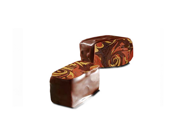 recette de bonbons de chocolat pêche et Cointreau