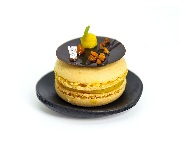 MOF Emmanuel Ryon's recipe for Cointreau curcuma macaroons