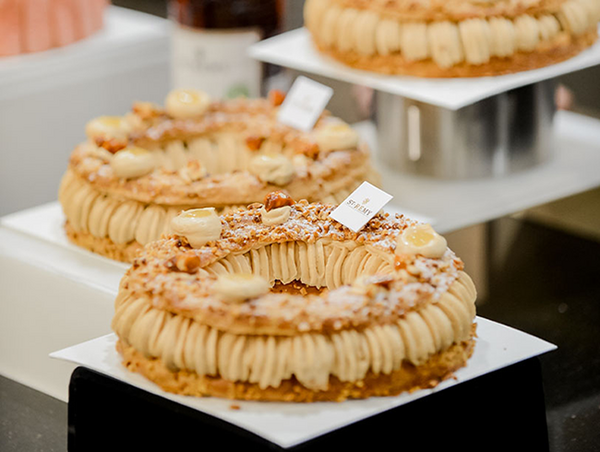 paris-brest recipe caramel chocolate hazelnut praline yuzu