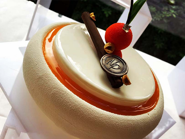 hazelnut mandarine entremets recipe
