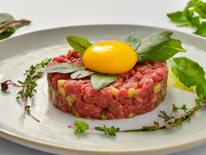 recette de tartare de boeuf, façon asiatique
