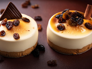 recette tarte vanille raisins