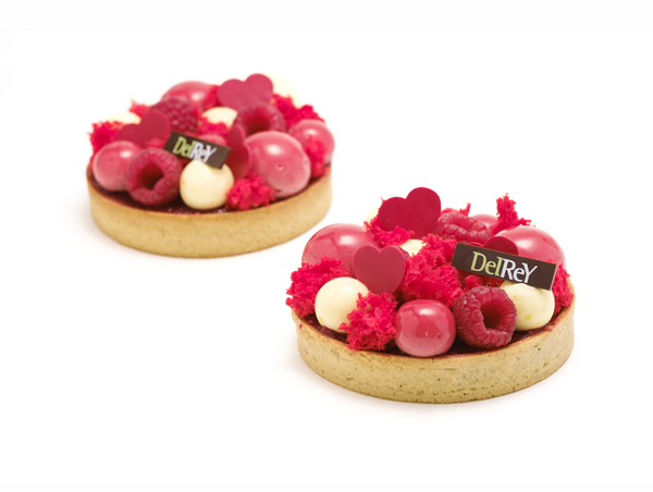 recette de dessert St-Valentin orange fruits rouges