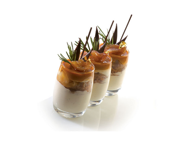recette de verrine marron litchi
