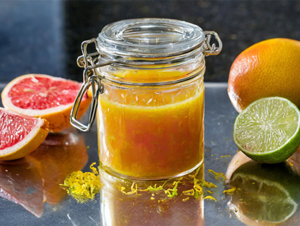 recette en vidéo de vinaigrette Cointreau