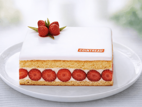 Vintage strawberry entremets recipe