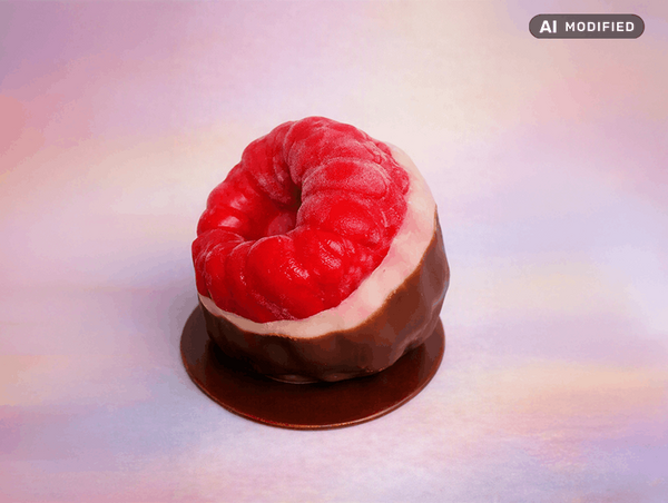 recette de chef : framboise glacée au chocolat
